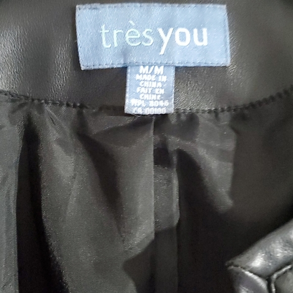 Faux leather jacket - Picture 2 of 3